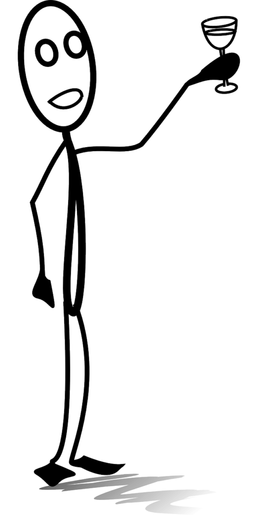 Stickman toasting your success. All stickman images are by OpenClipart-Vectors from Pixabay